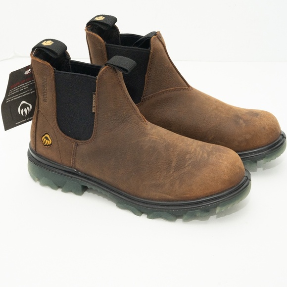 WOLVERINE -  I-90 Romeo Soft-Toe Chelsea Boot. Wide Width . - Picture 1 of 15